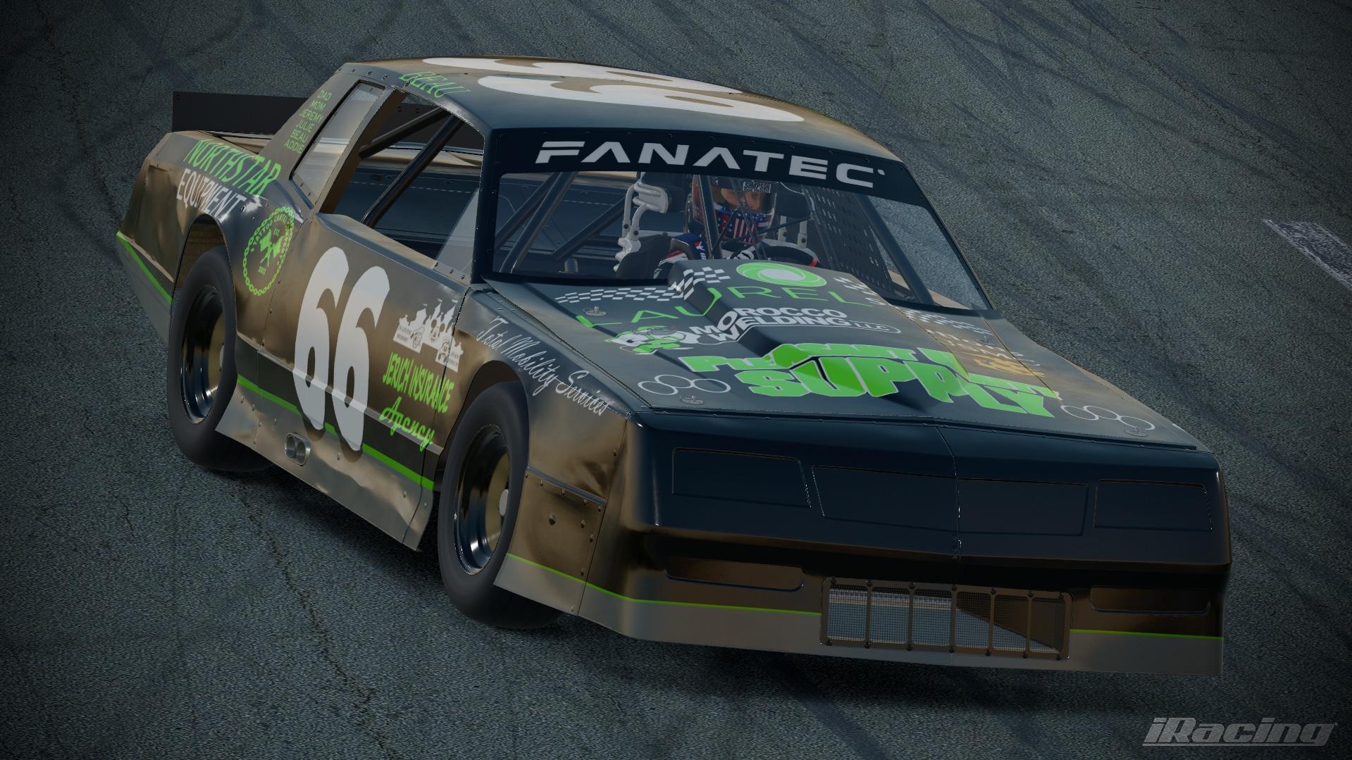 Preview of Scott Frampton 2025 Jennerstown Speedway Charger (Sim Stamped Casino M2 Street Stock) by Chase Hummel