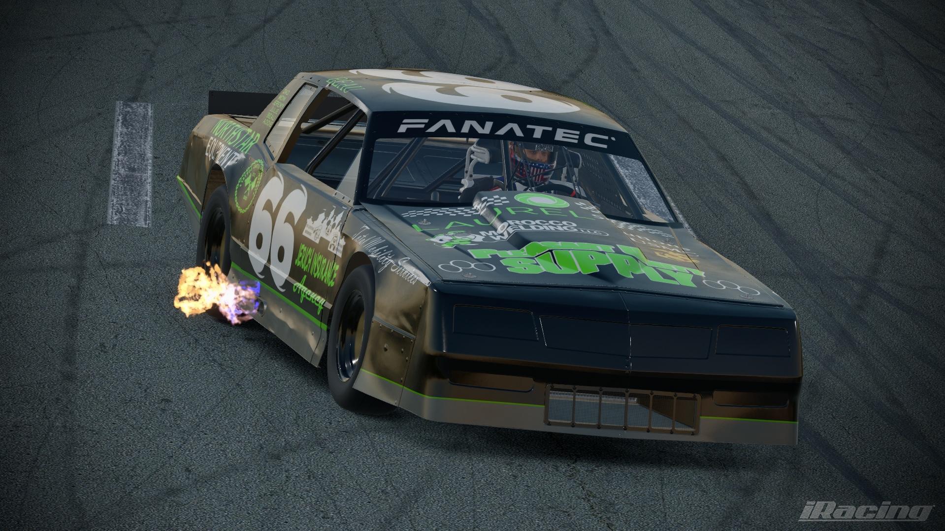 Preview of Scott Frampton 2025 Jennerstown Speedway Charger (Custom Number Casino M2 Street Stock) by Chase Hummel