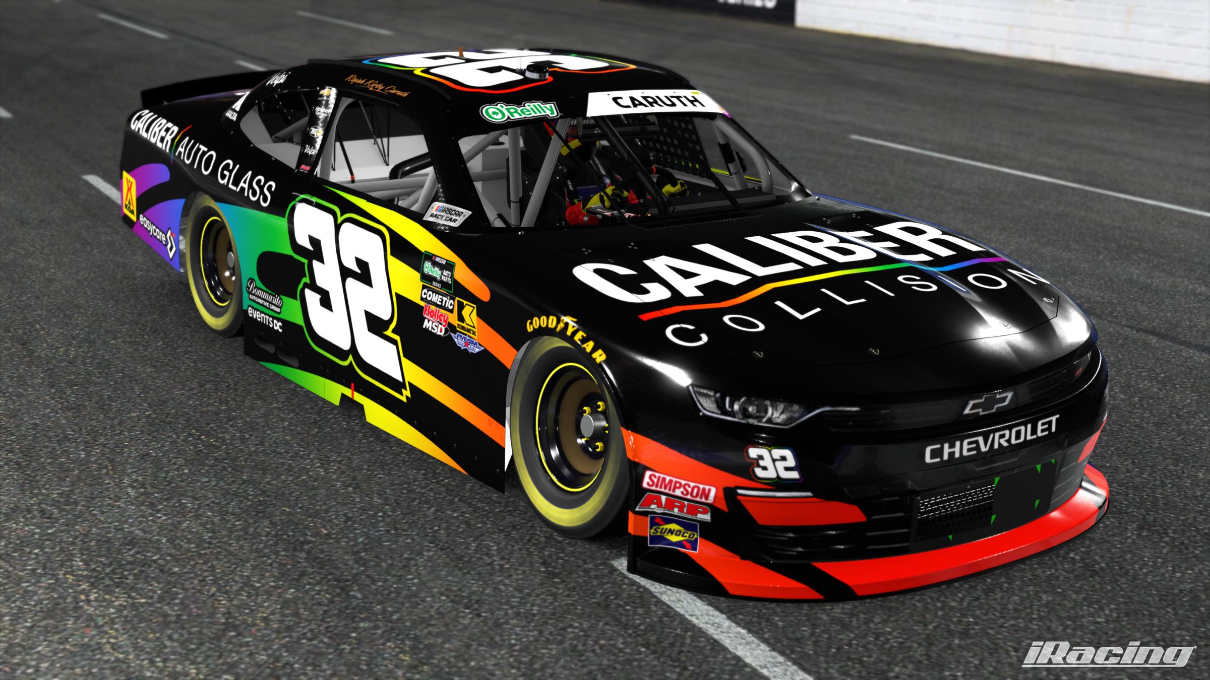 Preview of #32 Caliber Auto Body / Rajah Caruth Concept by Vincent Giacalone