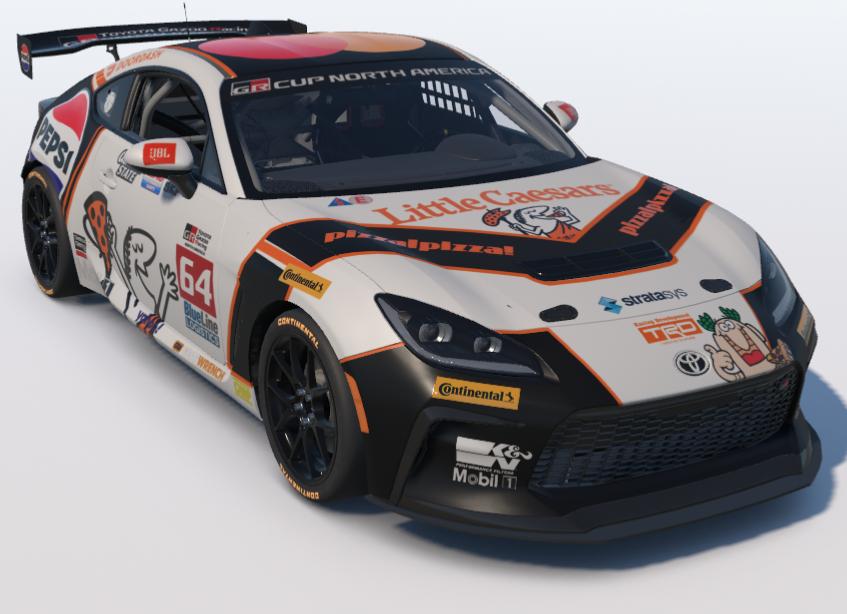 Preview of Little Caesars Pizza/Pepsi Toyota GR86 by Ronald Lawson2