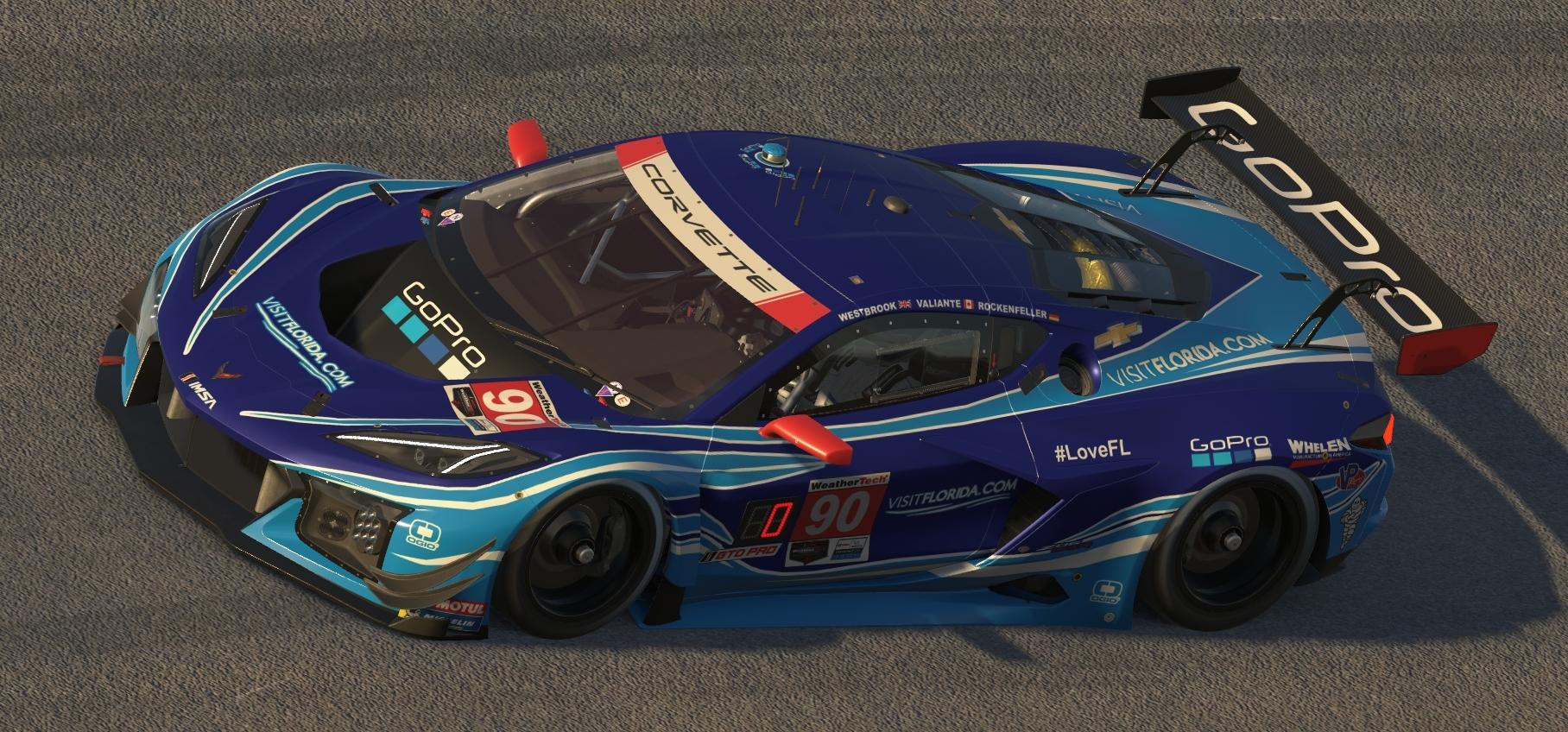 Preview of #90 VisitFLORIDA.COM Corvette Z06 GT3.R Replica by Jaedon W.S L.