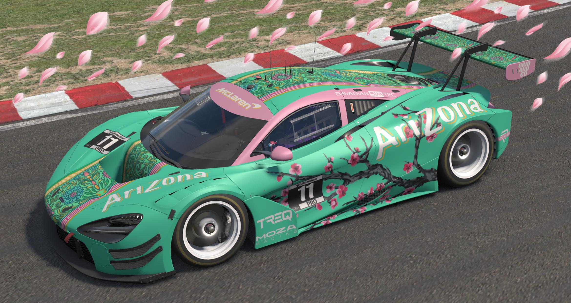 Preview of McLaren 720s EVO GT3 - Arizona Green Tea by Dennis Van Der Meeren