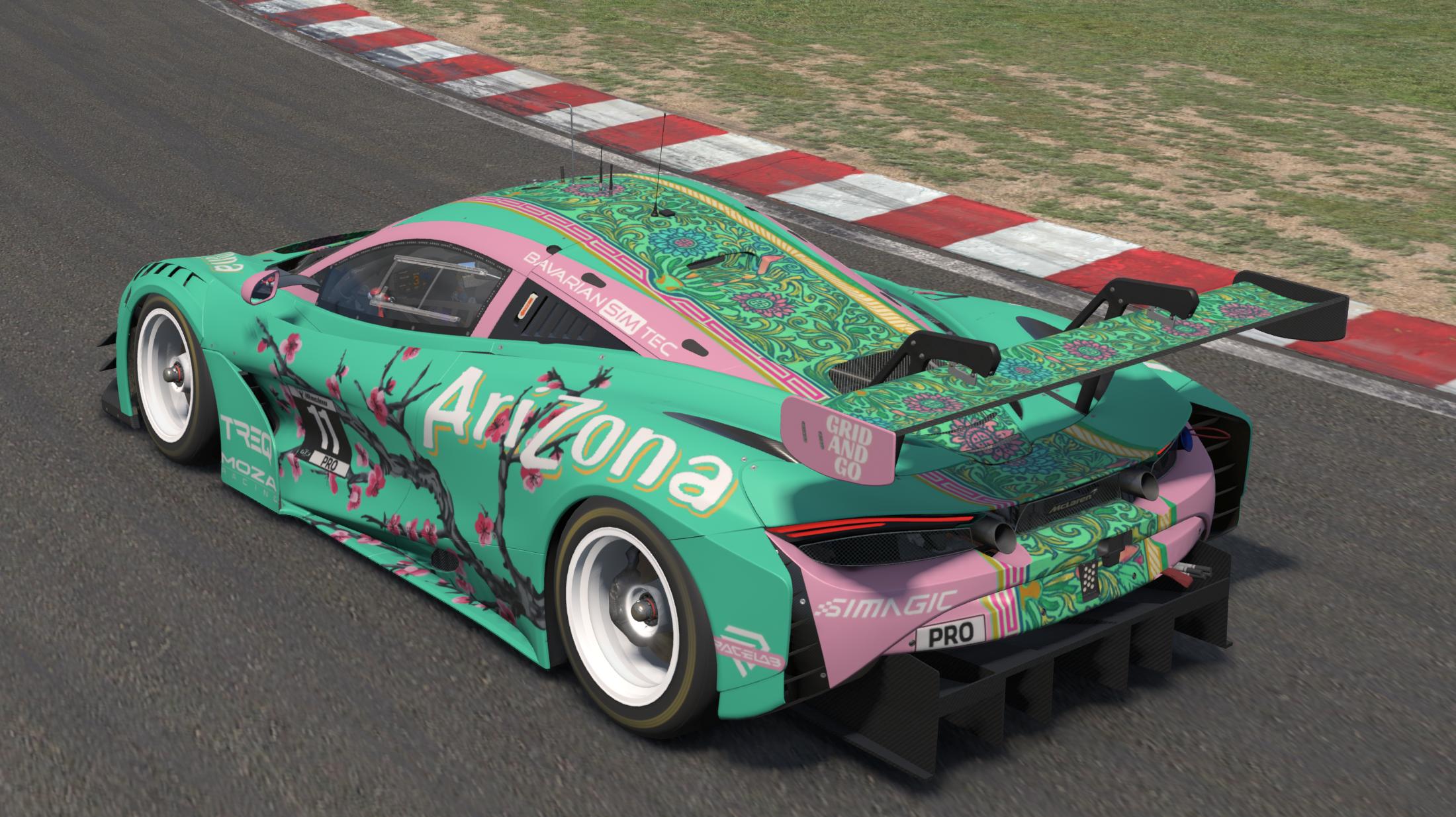 Preview of McLaren 720s EVO GT3 - Arizona Green Tea by Dennis Van Der Meeren