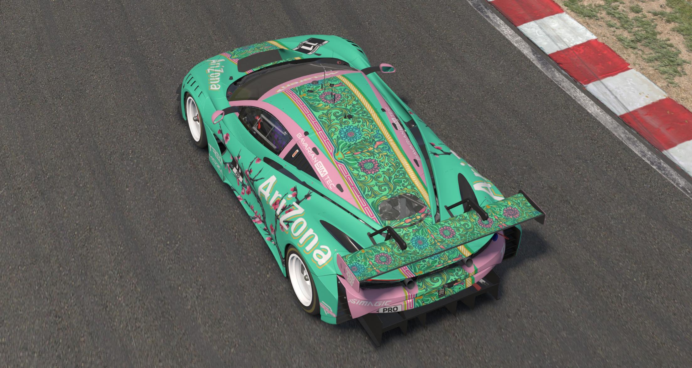 Preview of McLaren 720s EVO GT3 - Arizona Green Tea by Dennis Van Der Meeren