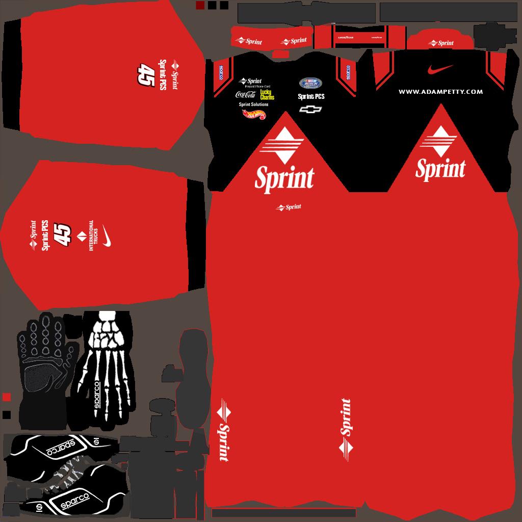 Preview of 2000 Adam Petty Sparco Suit With Skull Hand Gloves And Sparco Shoes by Dylan Martens