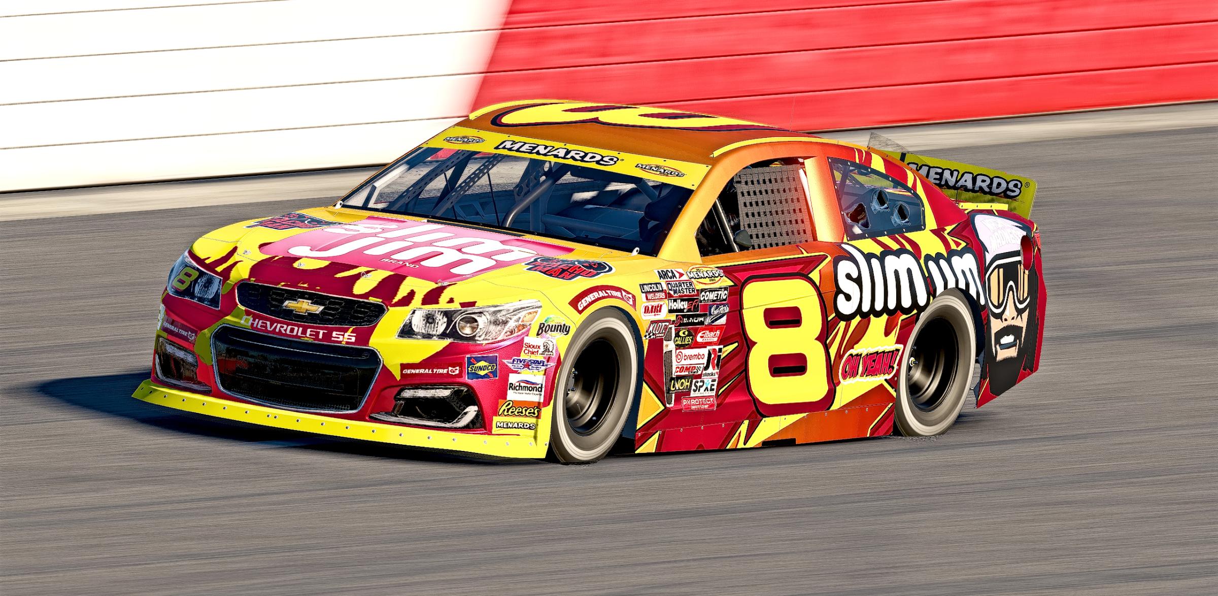 Preview of Fictional Dale Jr Custom Number Slim Jim ARCA Chev SS by Jeff Slaughter