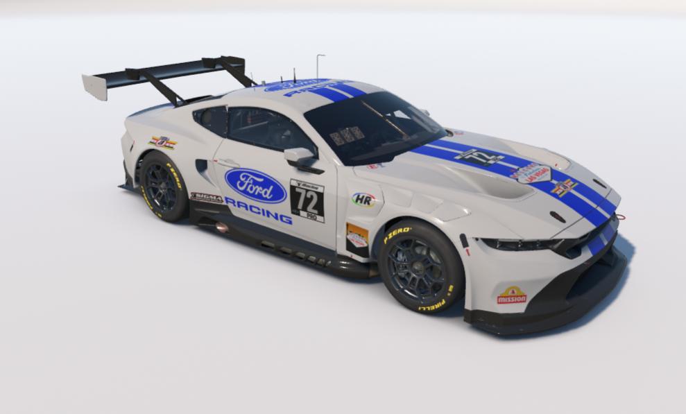 2026 HR Ford Racing GT3 by Cort Hansen - Trading Paints