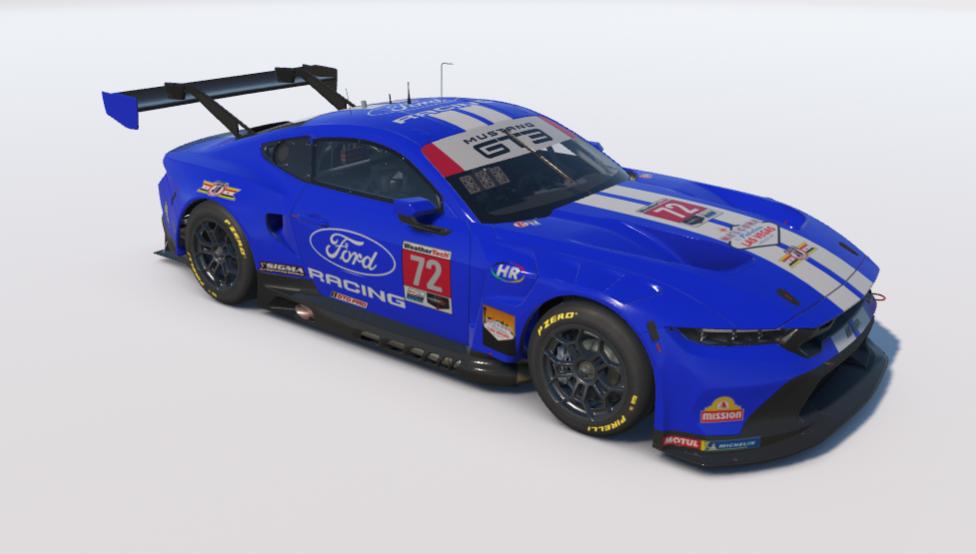 2026 HR Ford Racing GTD Pro (BLUE) by Cort Hansen - Trading Paints
