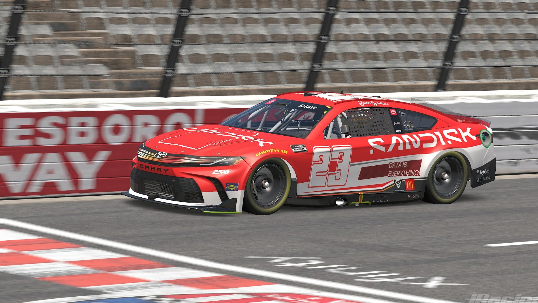 Preview of Bubba Wallace Sandisk Concept by Tyler Shaw3