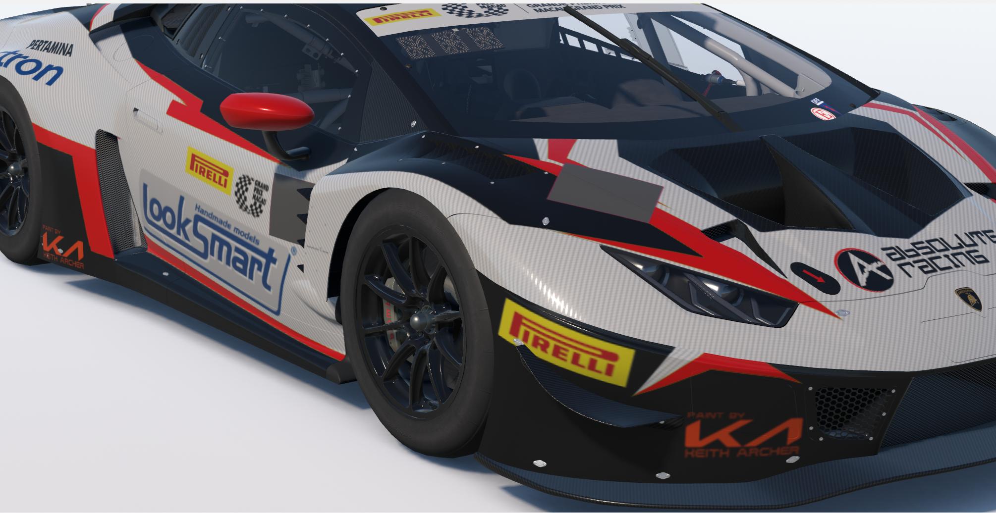 Preview of Absolute Racing / Corse Car #19 2025 Macau GP Huracan EVO by Keith Archer