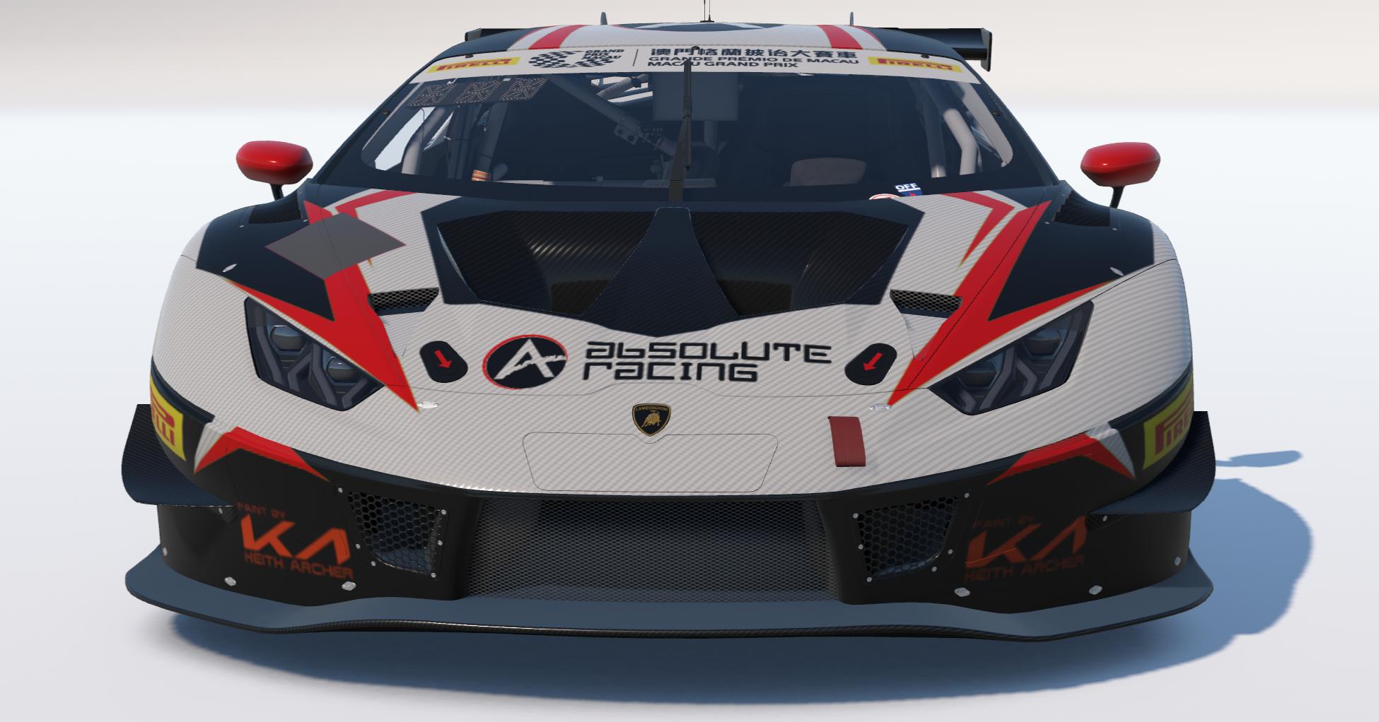 Preview of Absolute Racing / Corse Car #19 2025 Macau GP Huracan EVO by Keith Archer