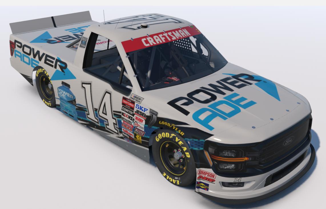 Preview of Powerade NASCAR Ford F150 Truck by Christian Shriver