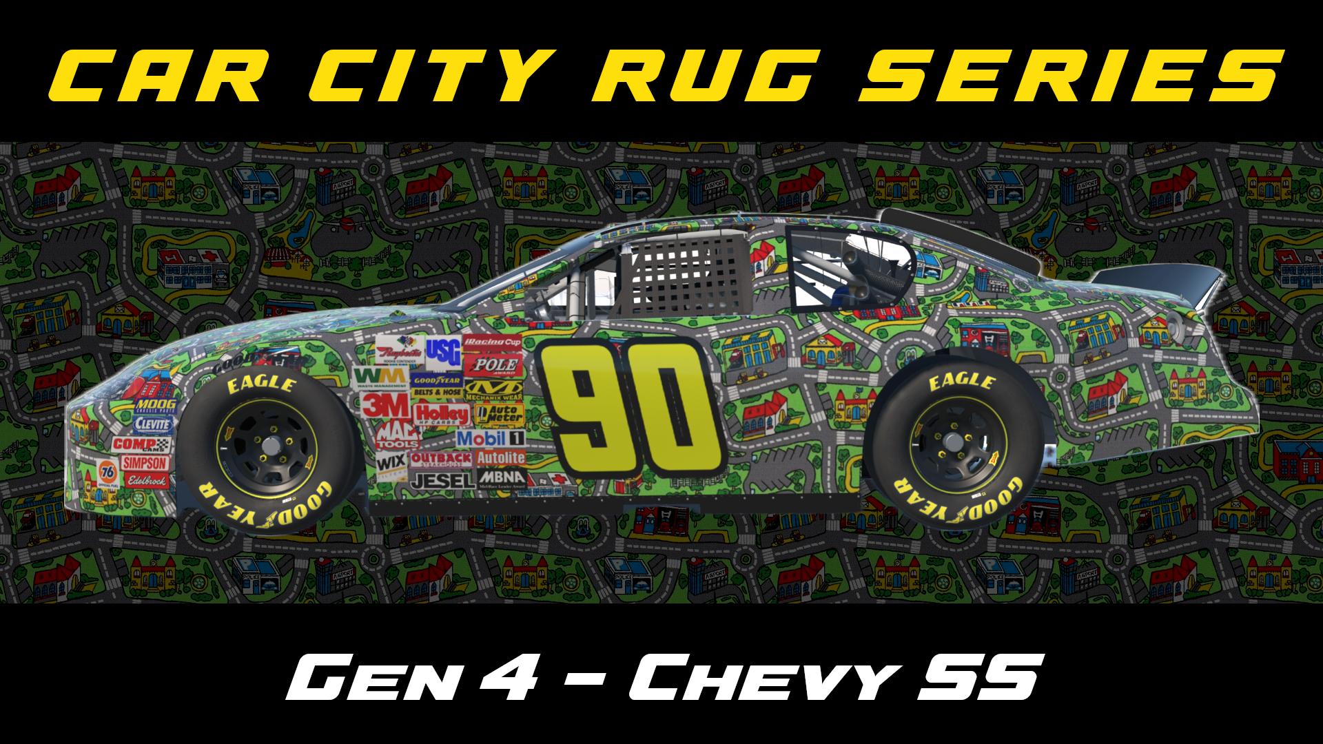 Preview of Car City Rug - Gen 4 Chevy Super Speedway Body by Carson Rowland