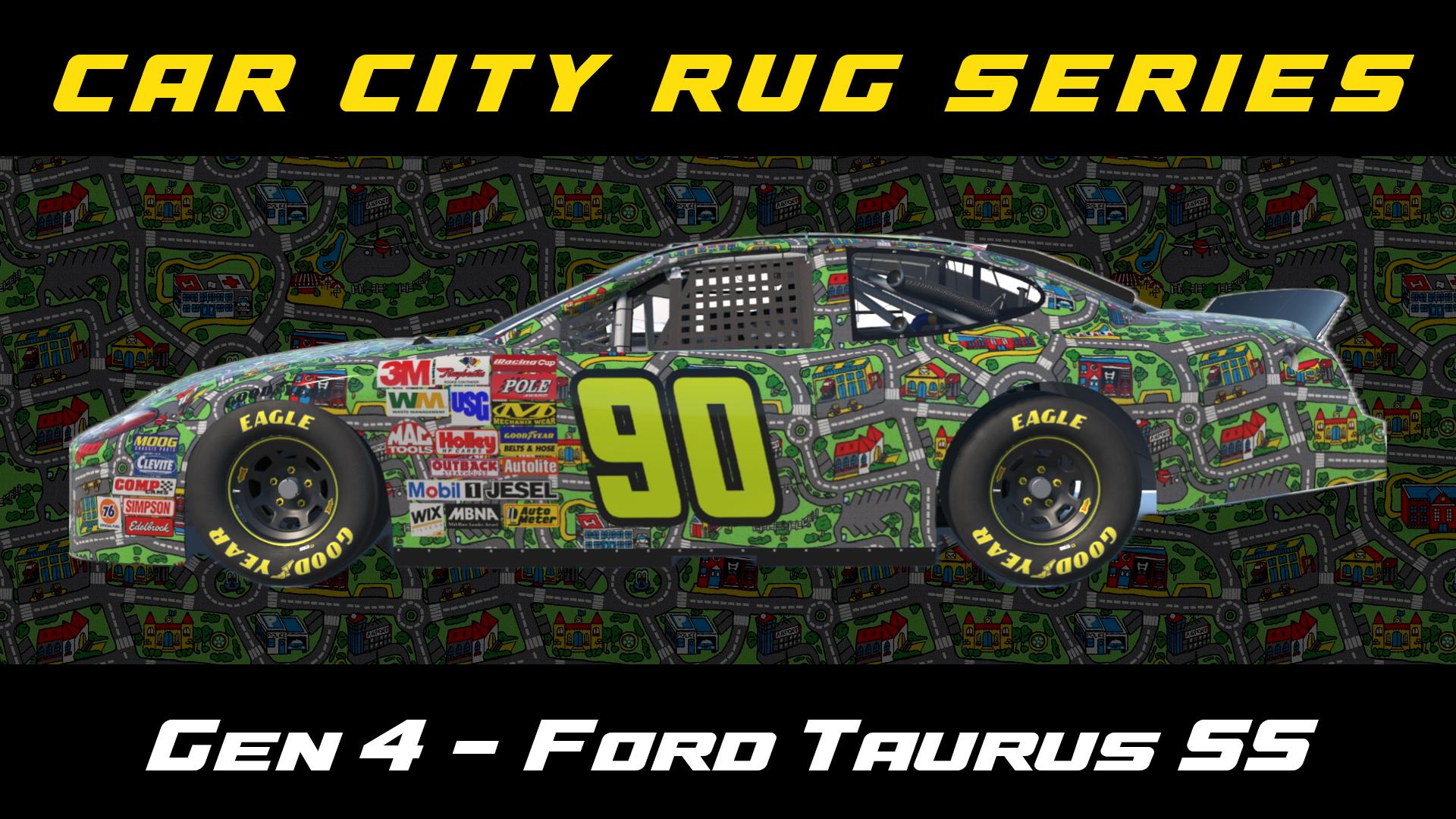 Preview of Car City Rug - Gen 4 Ford Taurus - 2003 Super Speedway Body by Carson Rowland
