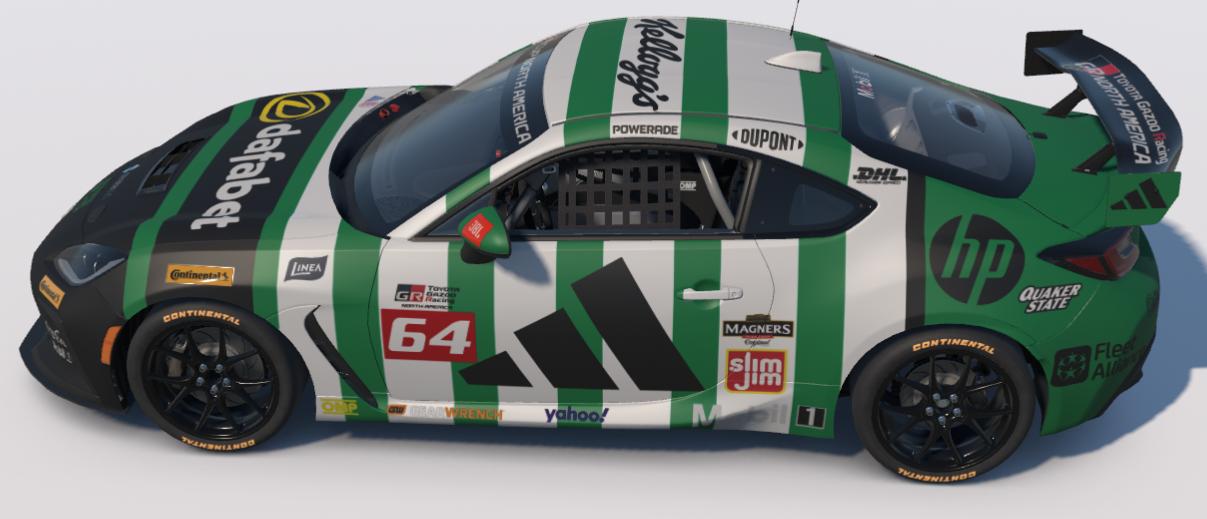 Preview of Dafabet/Adidas Toyota GR86 by Ronald Lawson2