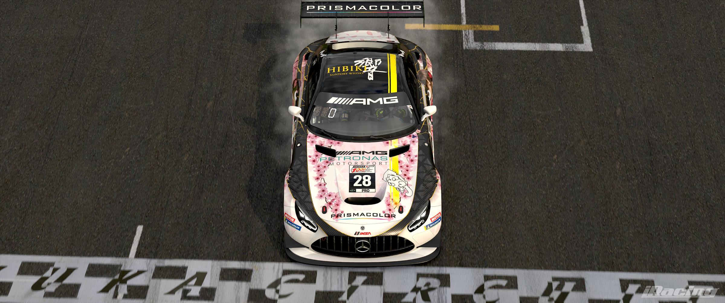 Preview of Suzuka1000 Anime Hibiki Sakura Cherry Blossom Mercedes AMG GT3 by Joshua JD Miller