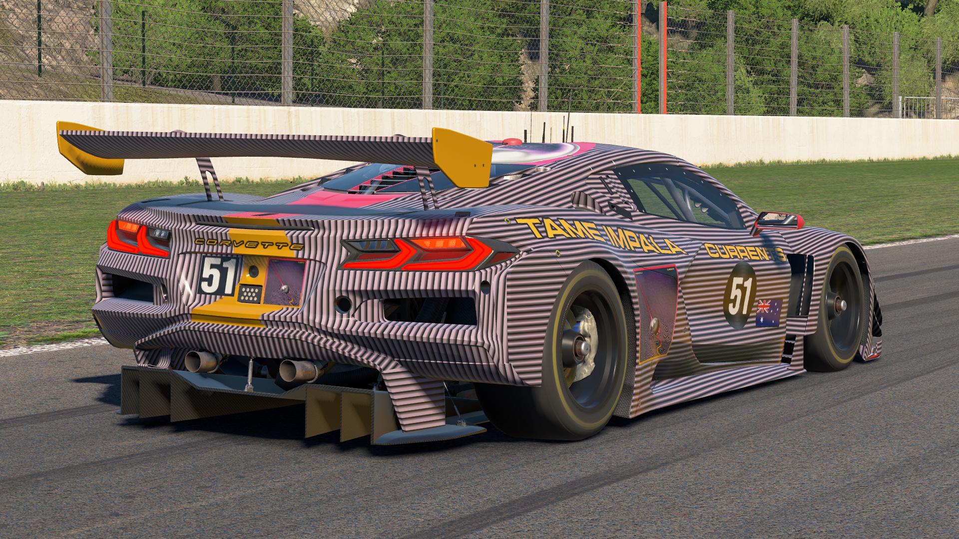 Preview of Tame Impala Currents Chevrolet Corvette Z06 GT3.R by Jasper De Jong