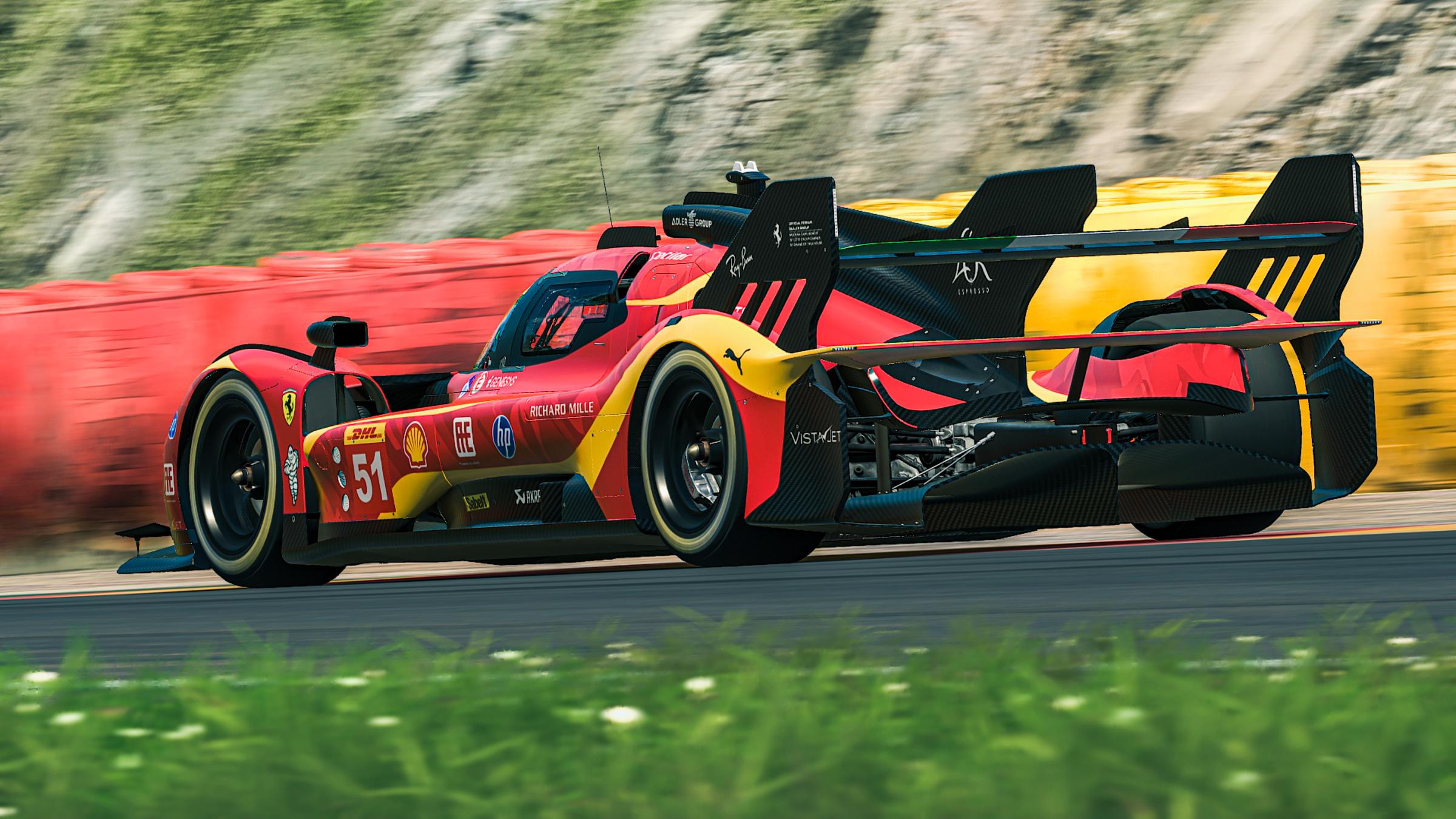 Preview of Ferrari AF Corse concept livery 2026 - red and yellow by Issam Er-Rabhi