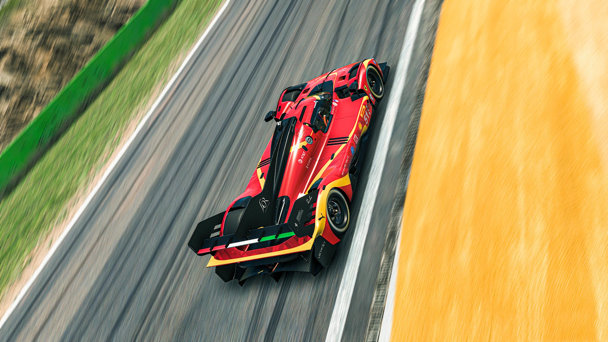 Preview of Ferrari AF Corse concept livery 2026 - red and yellow by Issam Er-Rabhi