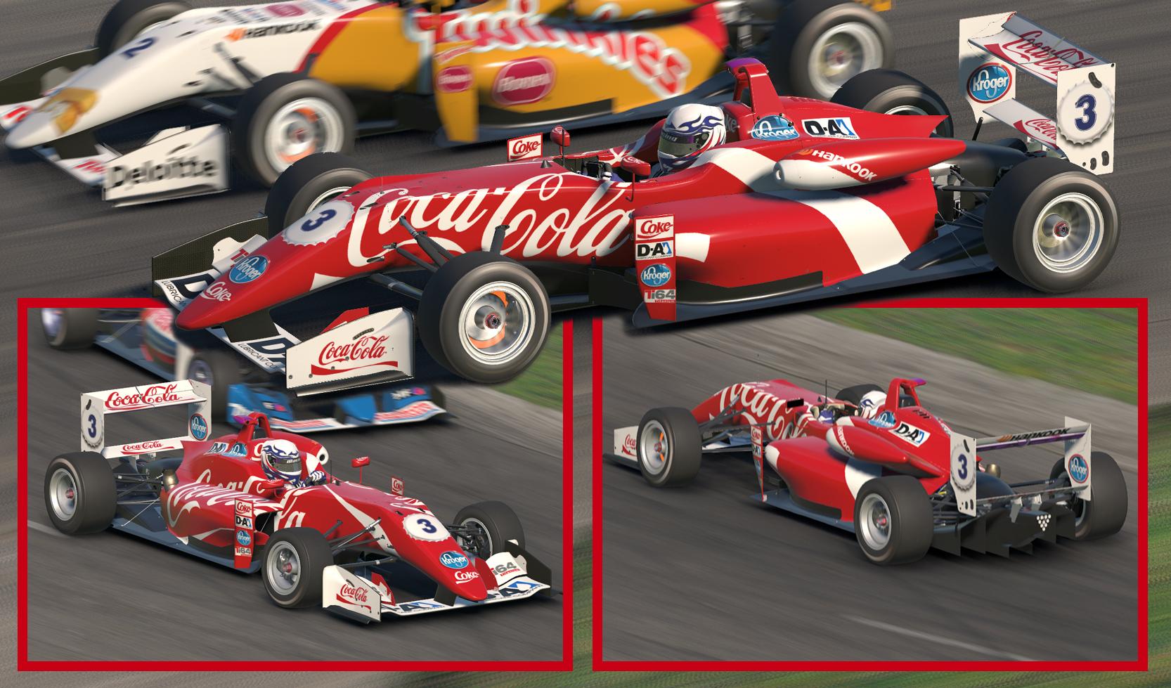 Preview of Dallara F3 Coca Cola by Clyde Coman