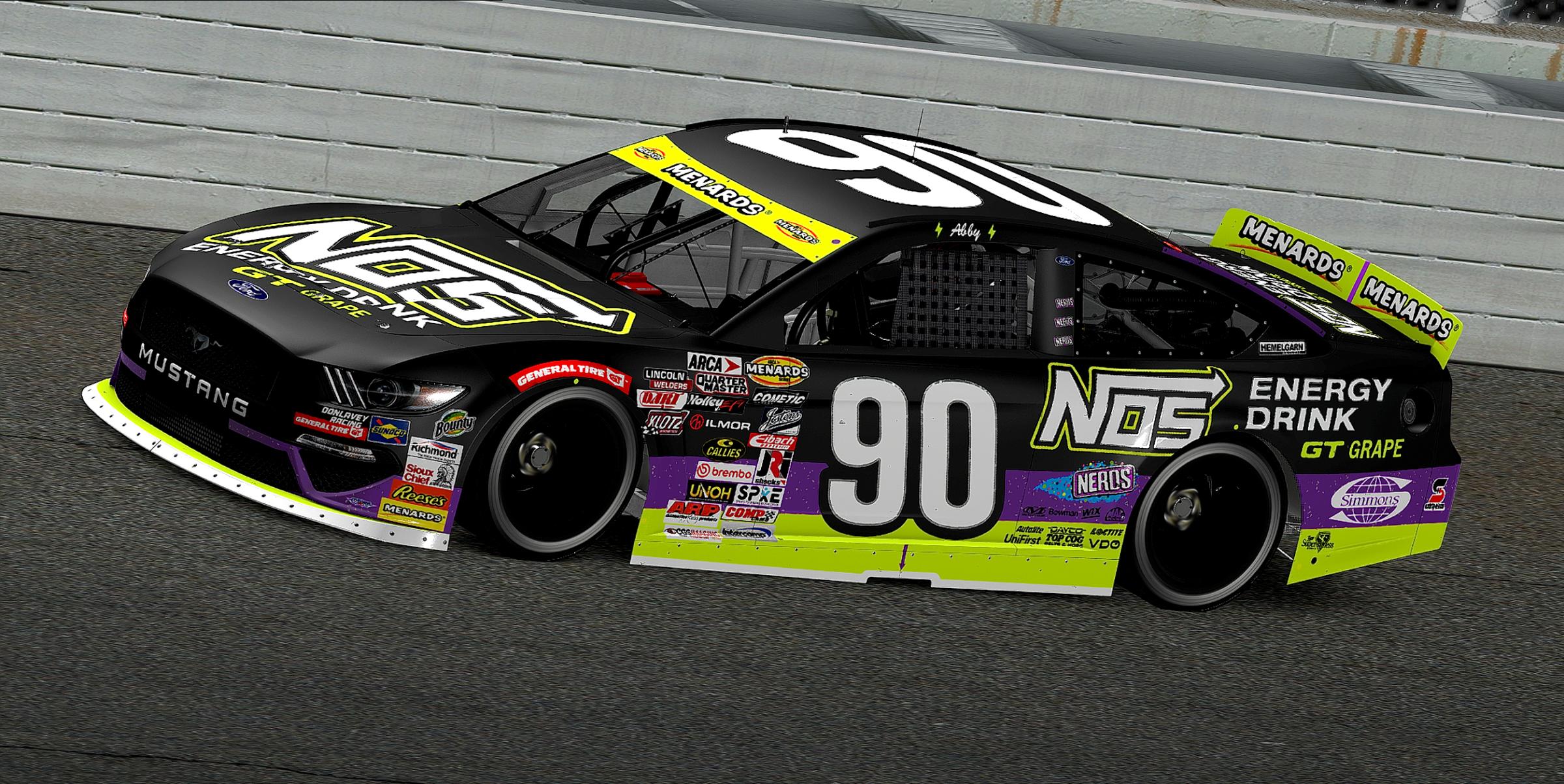 Preview of NO NUM #90 NOS Energy GT Grape 2026 / Donlavey Racing by Abigail von Exner