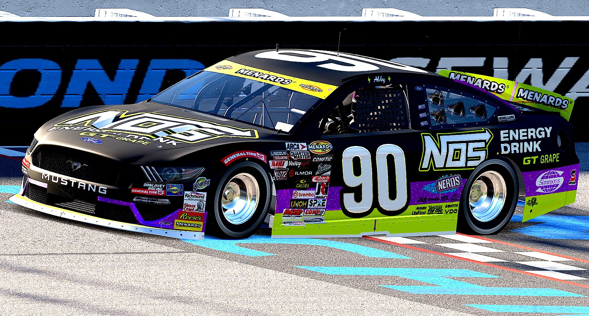 Preview of NO NUM #90 NOS Energy GT Grape 2026 / Donlavey Racing by Abigail von Exner