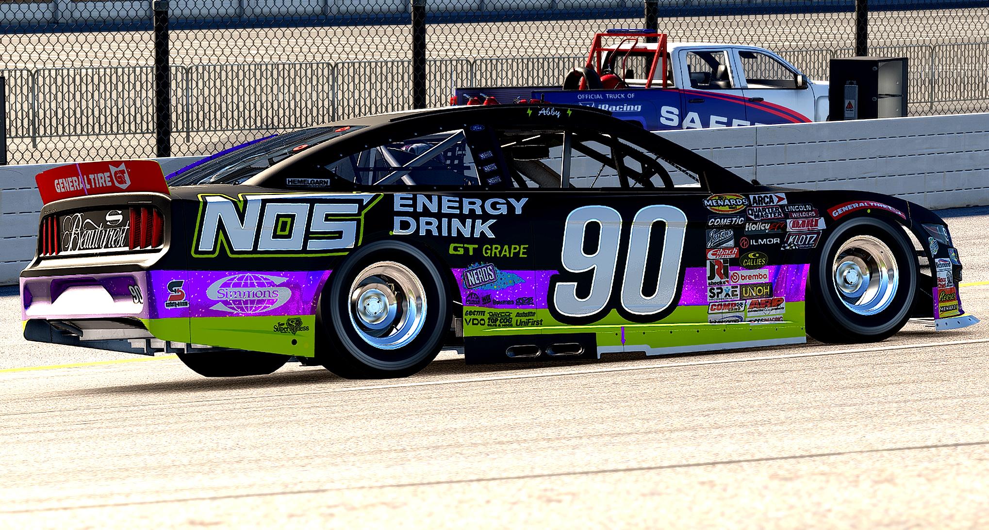 Preview of NO NUM #90 NOS Energy GT Grape 2026 / Donlavey Racing by Abigail von Exner