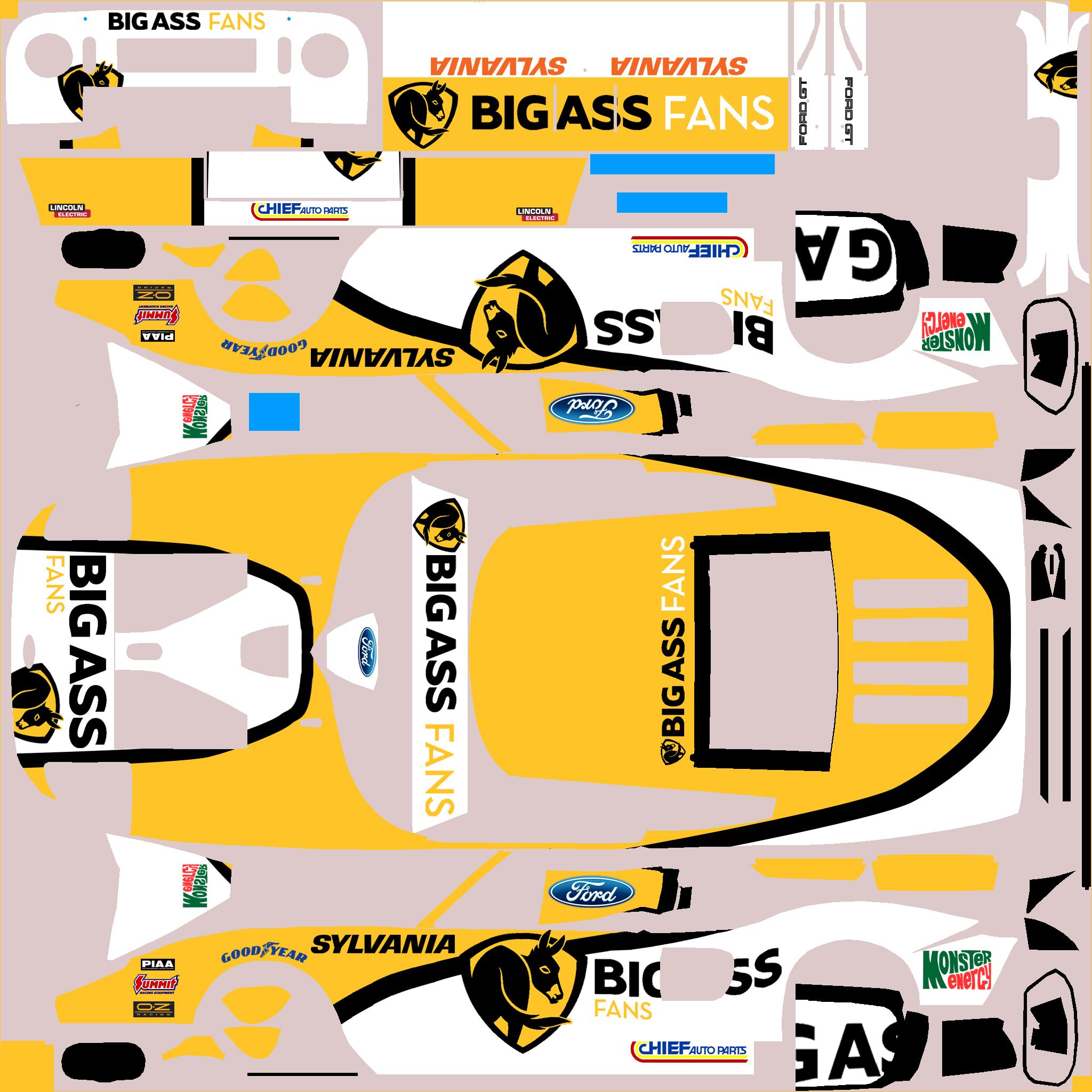 Preview of Ford GT 2 Big Ass by Clyde Coman