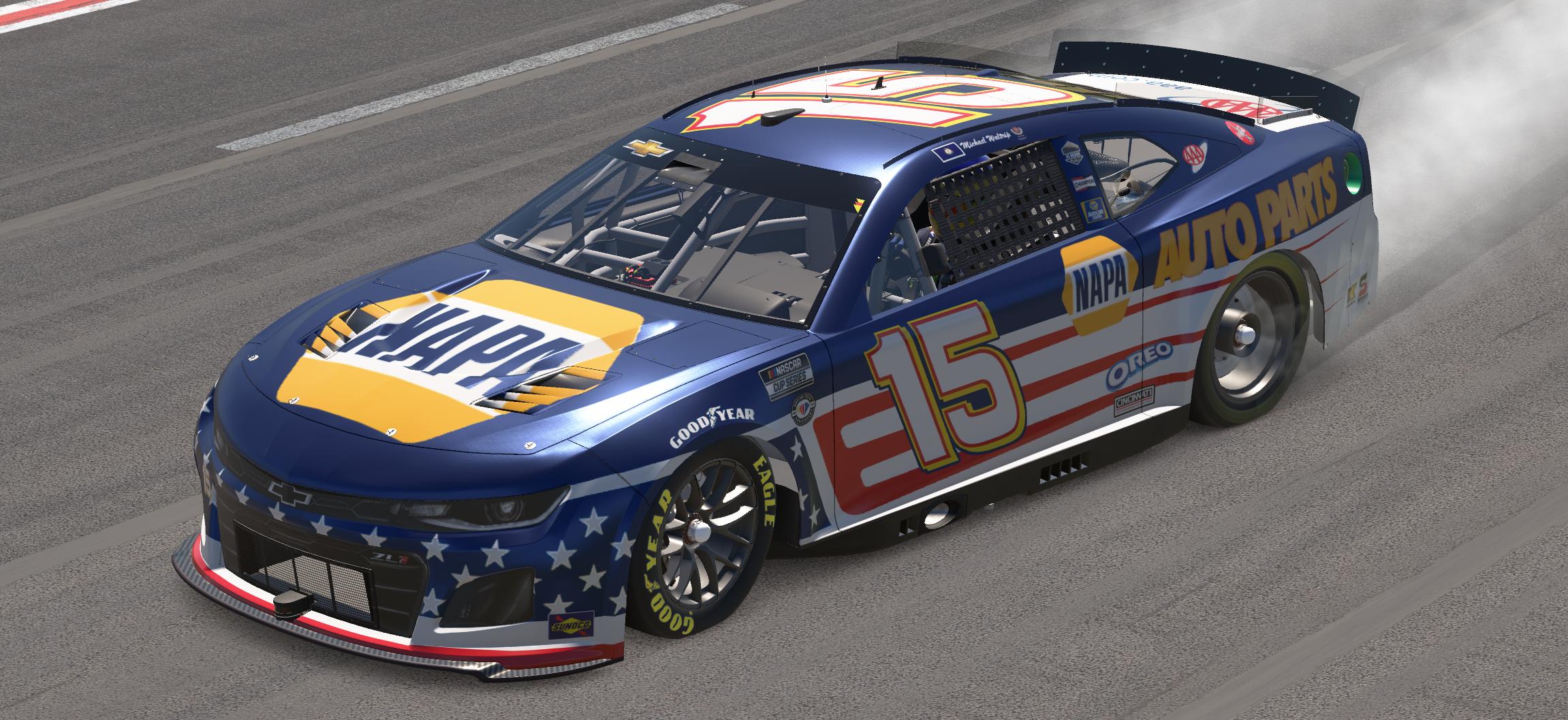 Preview of Michael Waltrip / 2003 Pepsi 400 / Stars and Stripes by Kensley Smith