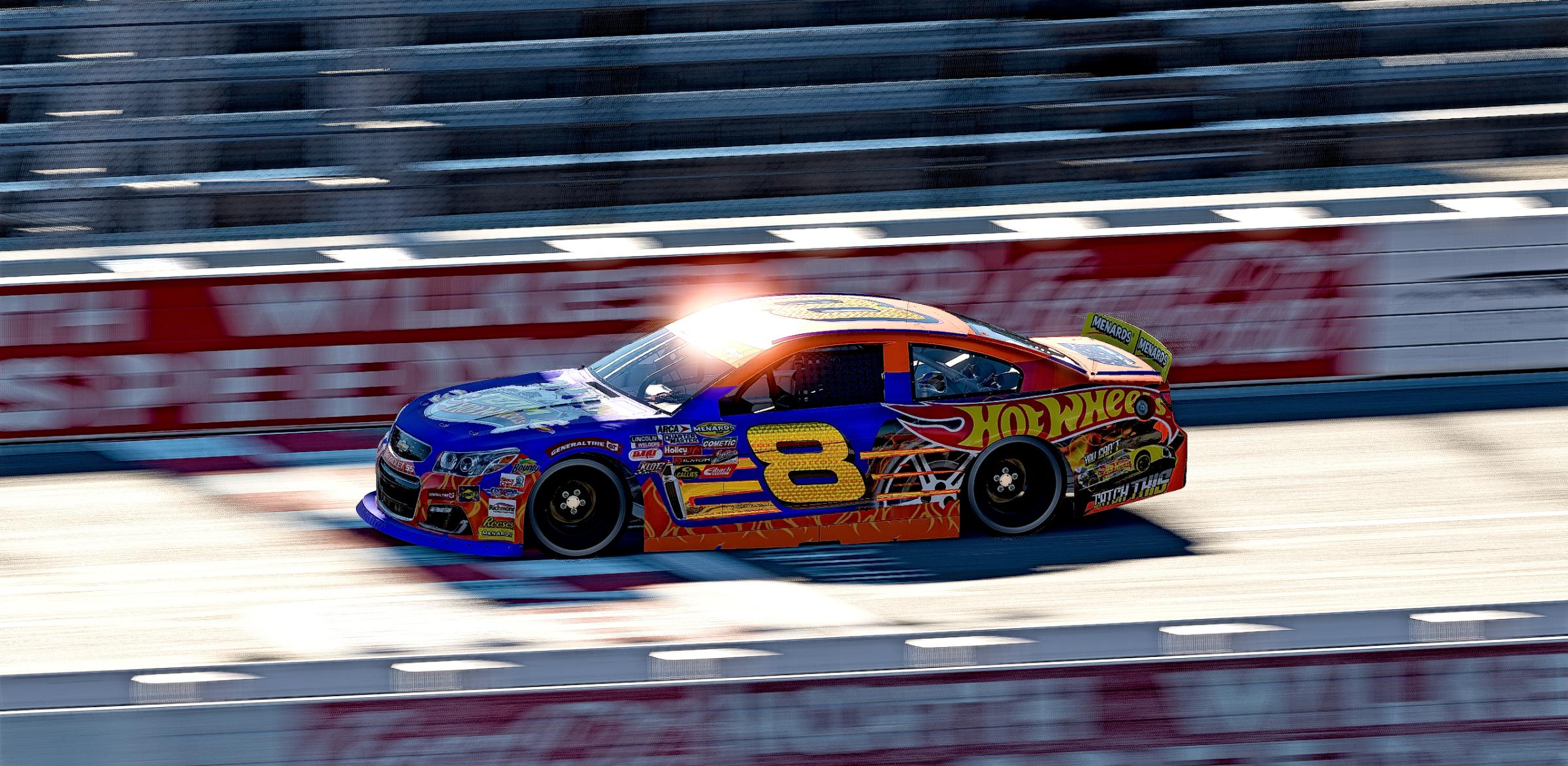 Preview of Dale Jr Custom #8 Fictional Hot Wheels ARCA Chevrolet SS by Jeff Slaughter