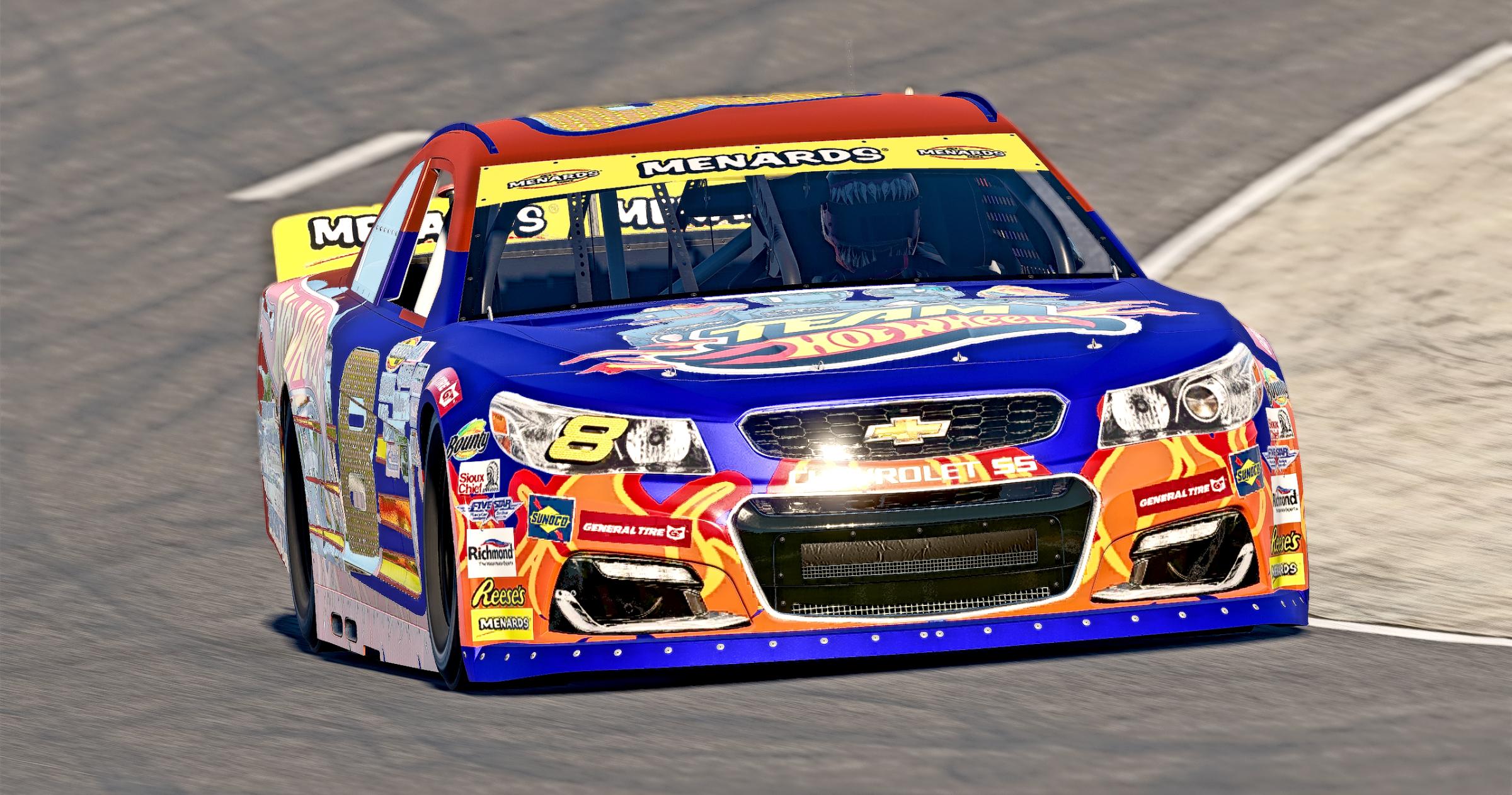 Preview of Dale Jr Custom #8 Fictional Hot Wheels ARCA Chevrolet SS by Jeff Slaughter