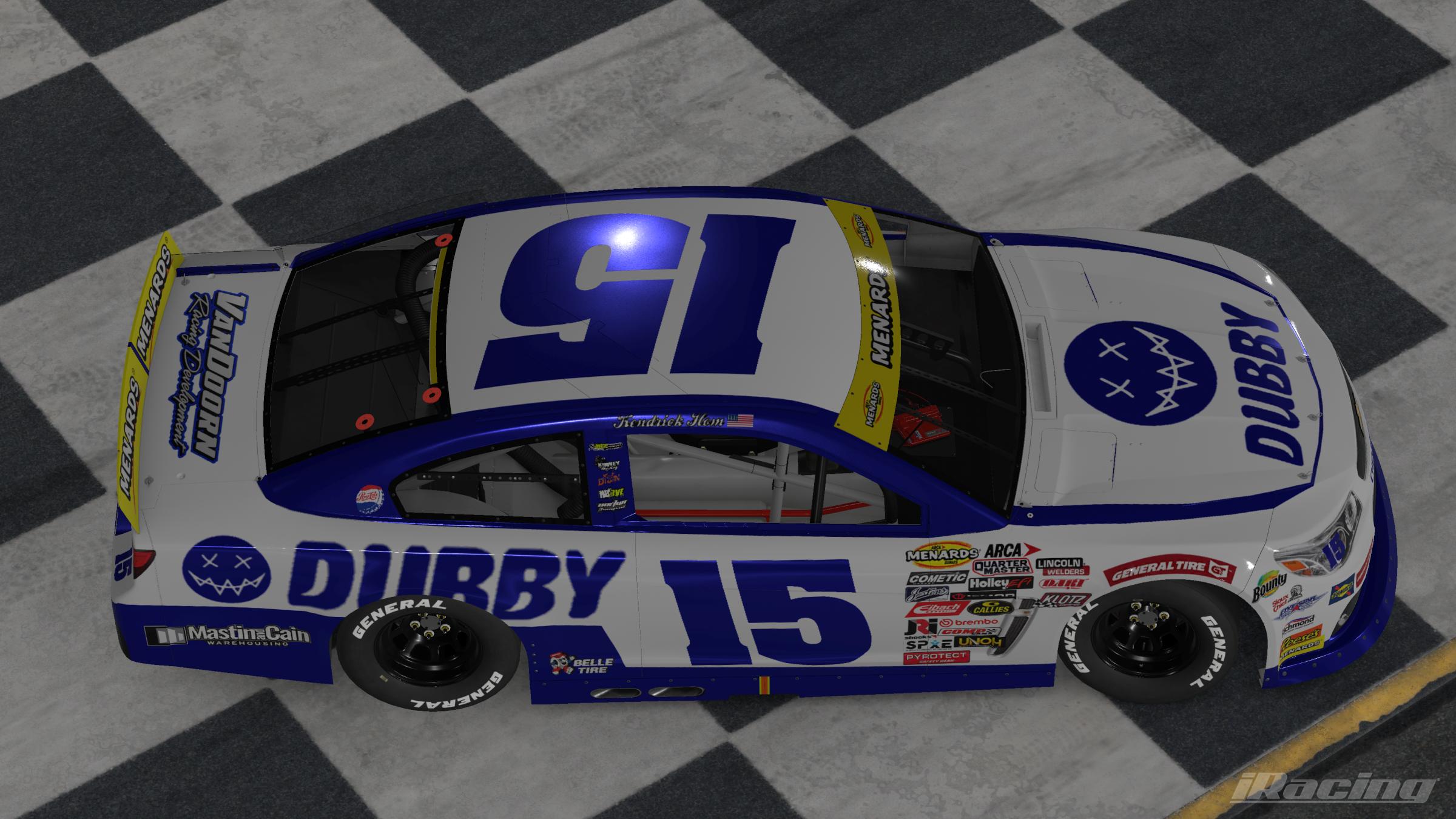 Preview of #15 Dubby Energy Blue Bell Scheme by Kendrick Hom
