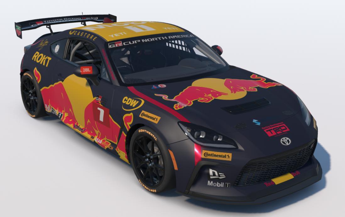Preview of Classic Colors Fantasy Red Bull Toyota GR86 by Ronald Lawson2