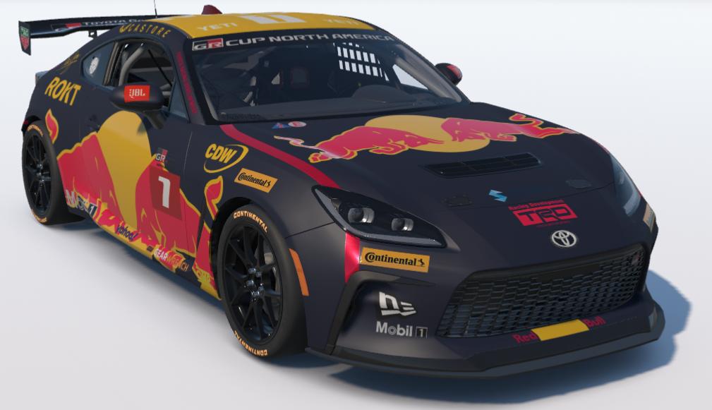 Preview of Classic Colors Fantasy Red Bull Toyota GR86 by Ronald Lawson2