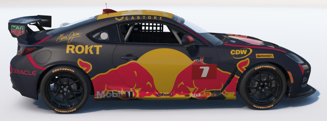 Preview of Classic Colors Fantasy Red Bull Toyota GR86 by Ronald Lawson2