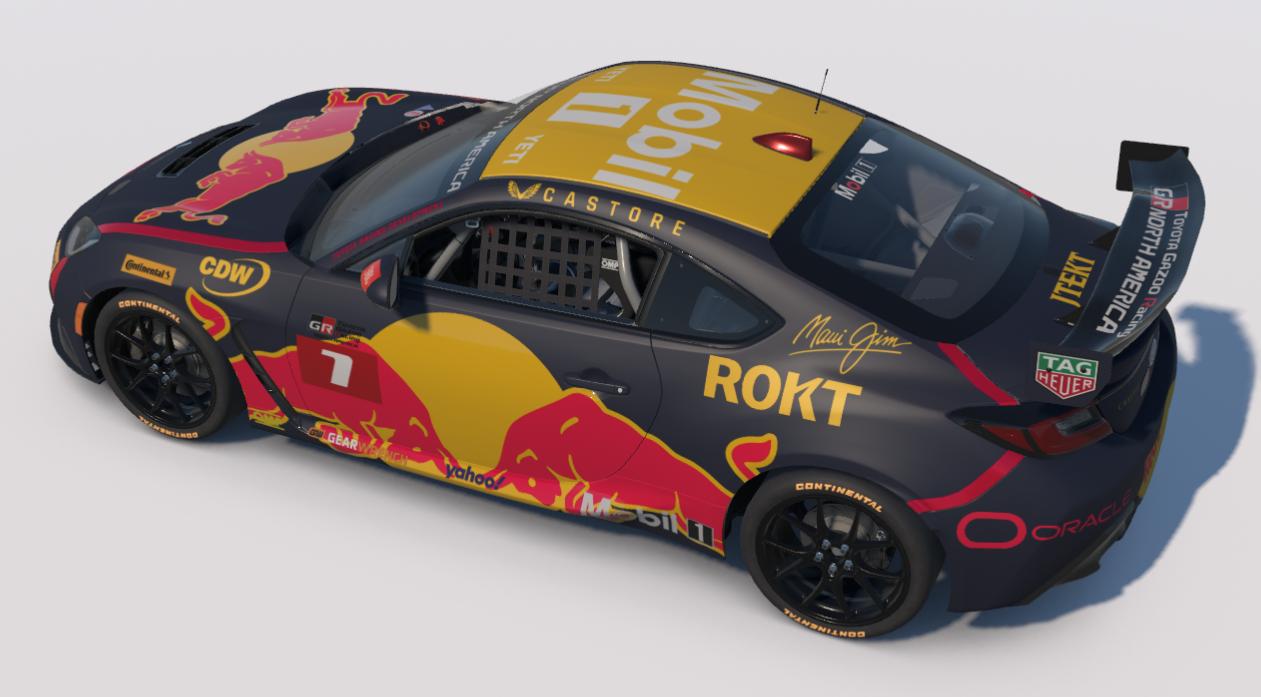 Preview of Classic Colors Fantasy Red Bull Toyota GR86 by Ronald Lawson2