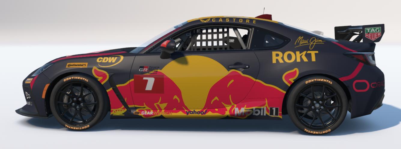 Preview of Classic Colors Fantasy Red Bull Toyota GR86 by Ronald Lawson2
