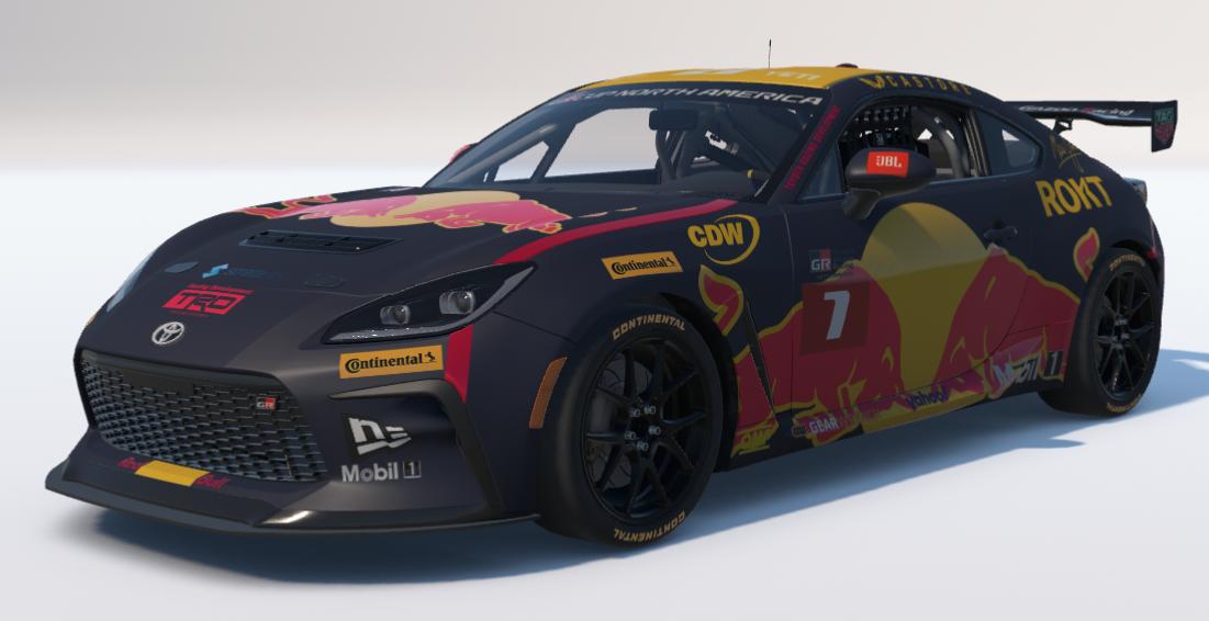 Preview of Classic Colors Fantasy Red Bull Toyota GR86 by Ronald Lawson2