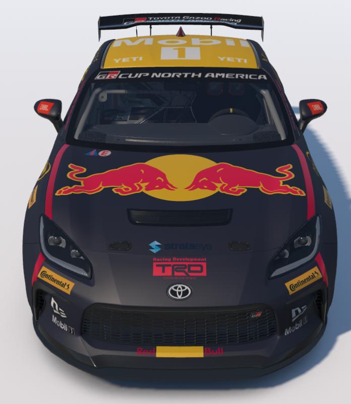 Preview of Classic Colors Fantasy Red Bull Toyota GR86 by Ronald Lawson2