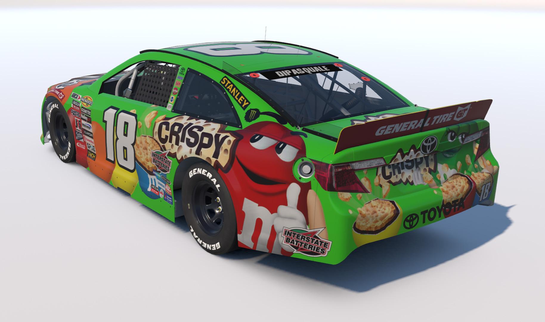 Preview of 2015 Kyle Busch Crispy M&Ms ARCA Camry by Michael DiPasquale