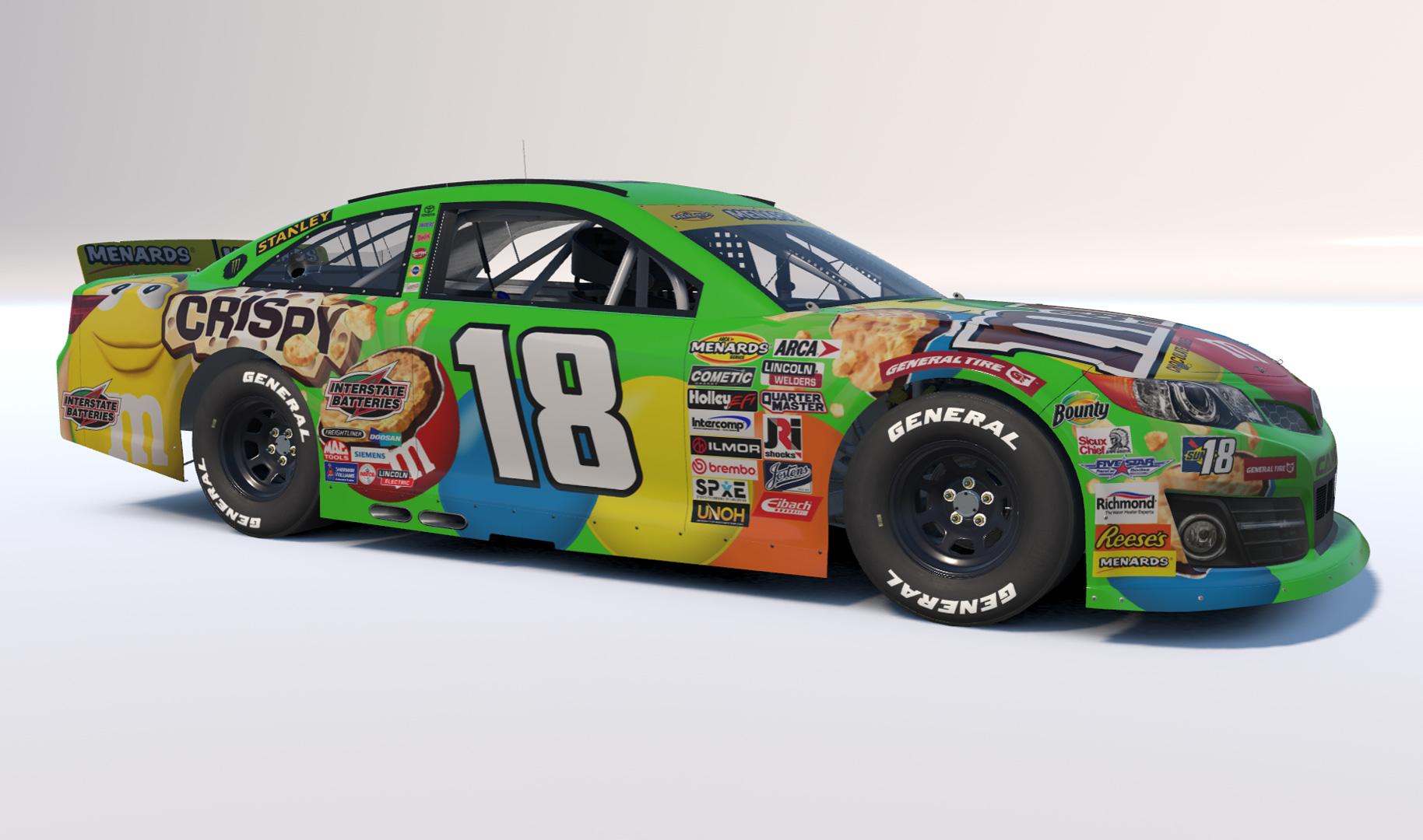 Preview of 2015 Kyle Busch Crispy M&Ms ARCA Camry by Michael DiPasquale