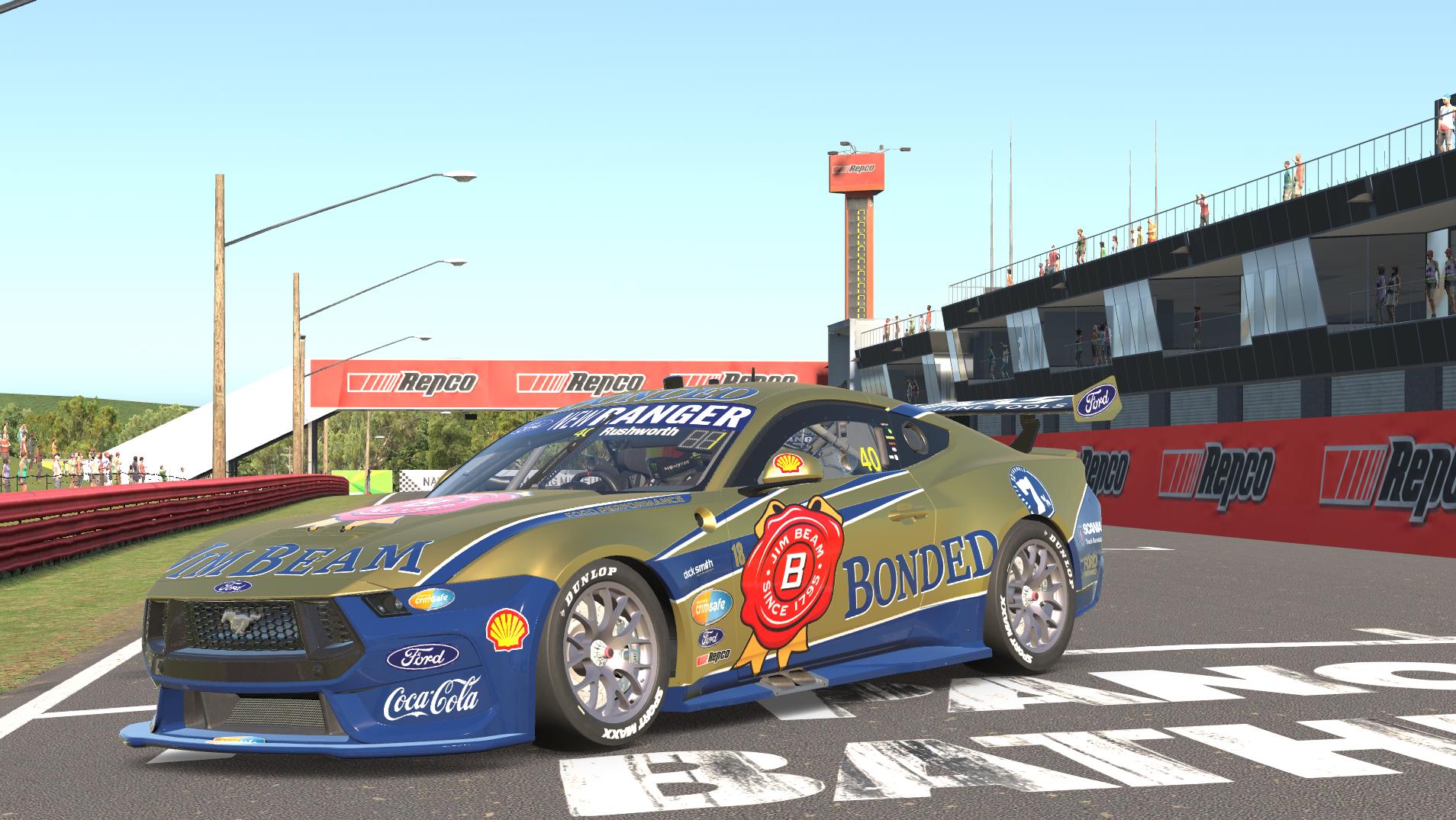 Preview of (Retro) Jim Beam Racing (Dick Johnson Racing) 2011 Livery - Car #18- Driven by: James Moffat/ Matthew Halliday by Brad Heys