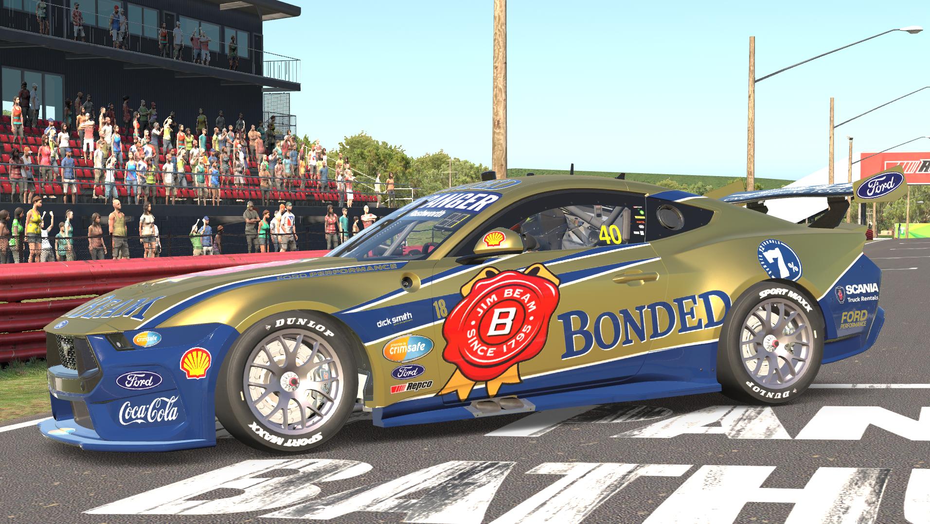 Preview of (Retro) Jim Beam Racing (Dick Johnson Racing) 2011 Livery - Car #18- Driven by: James Moffat/ Matthew Halliday by Brad Heys