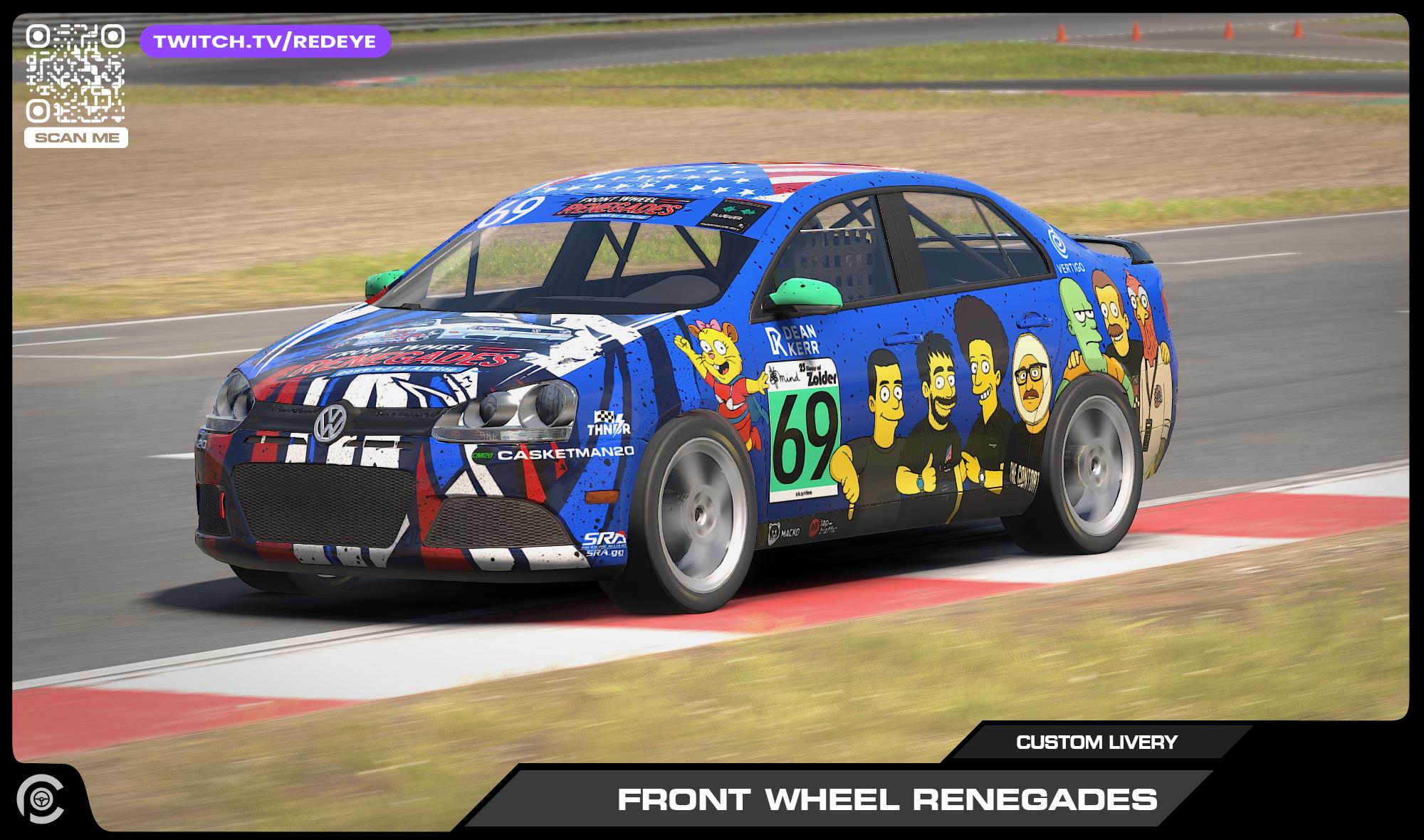 Preview of 2025 Official Livery for Malone/Demps/Slugger/Ani_Luka/Checkers/ScottyBanks 23hr Zolder Race by Paul R Chaloner