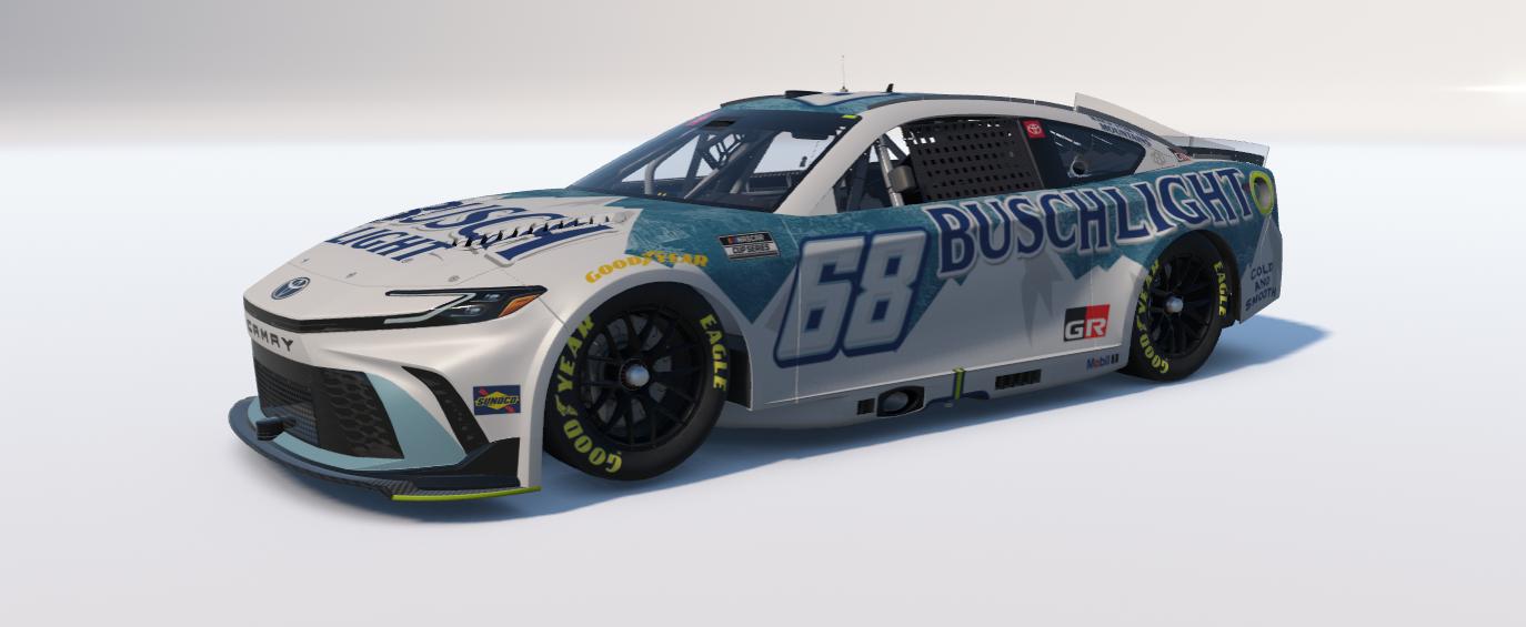 Preview of 2025 #68 Busch Light Toyota Camry Concept by Zach B.