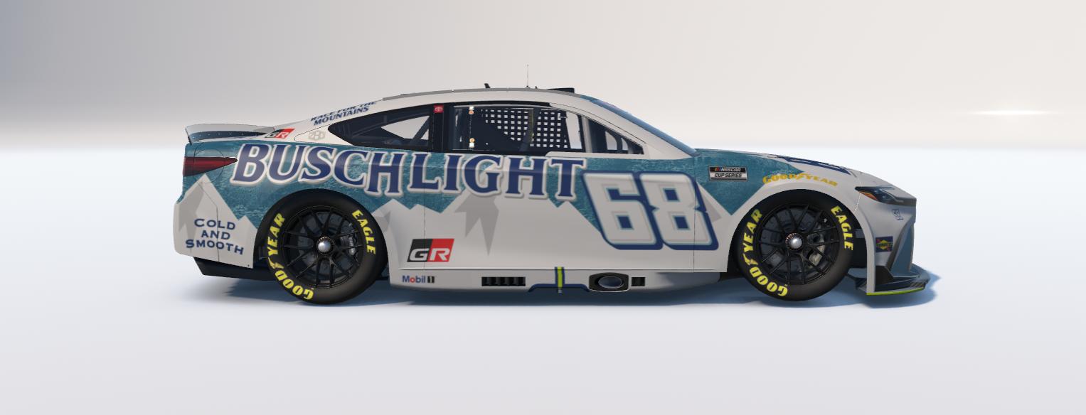 Preview of 2025 #68 Busch Light Toyota Camry Concept by Zach B.
