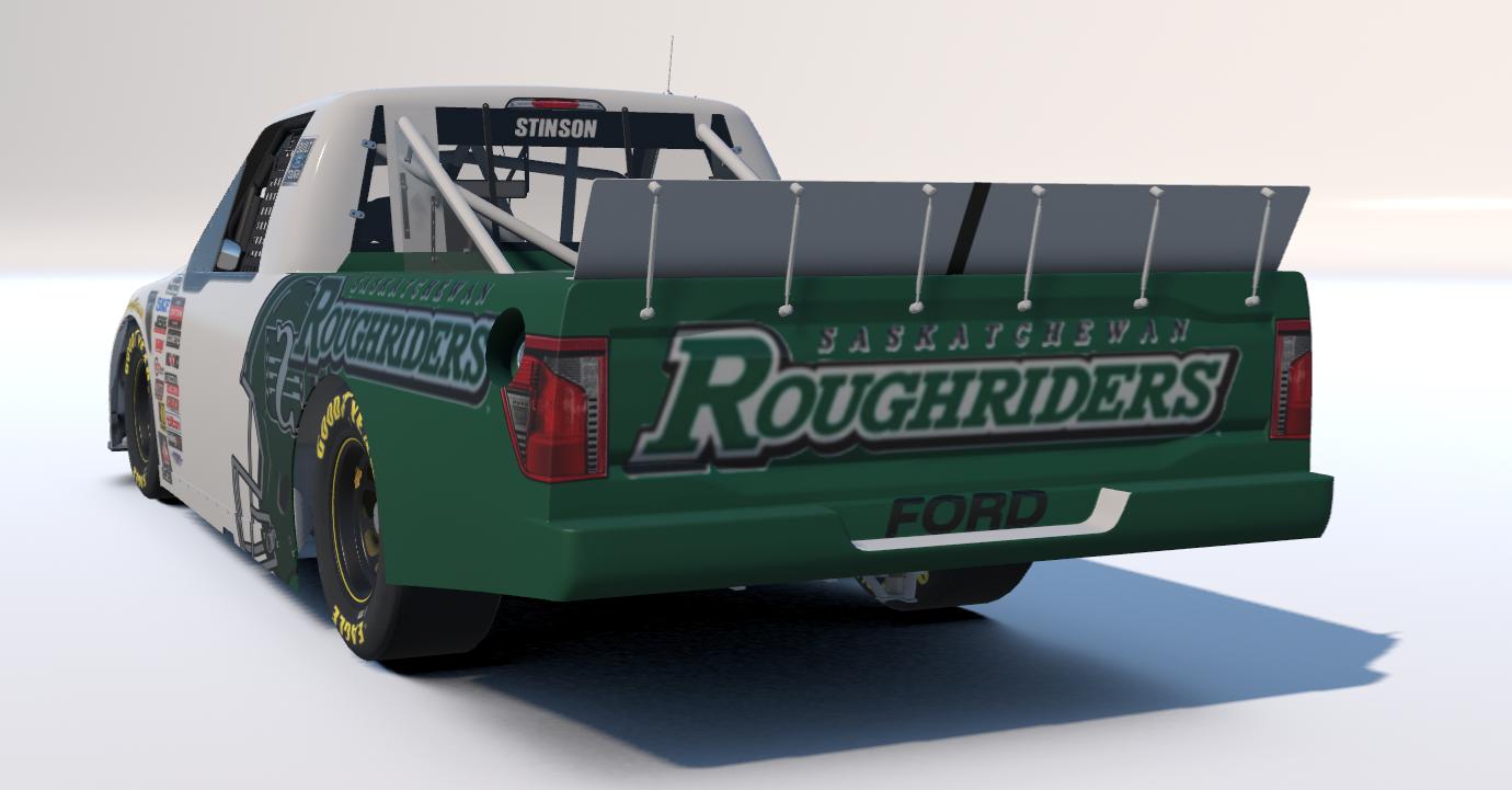 Preview of cfl paints Saskatchewan rough riders f150  by Dave S.