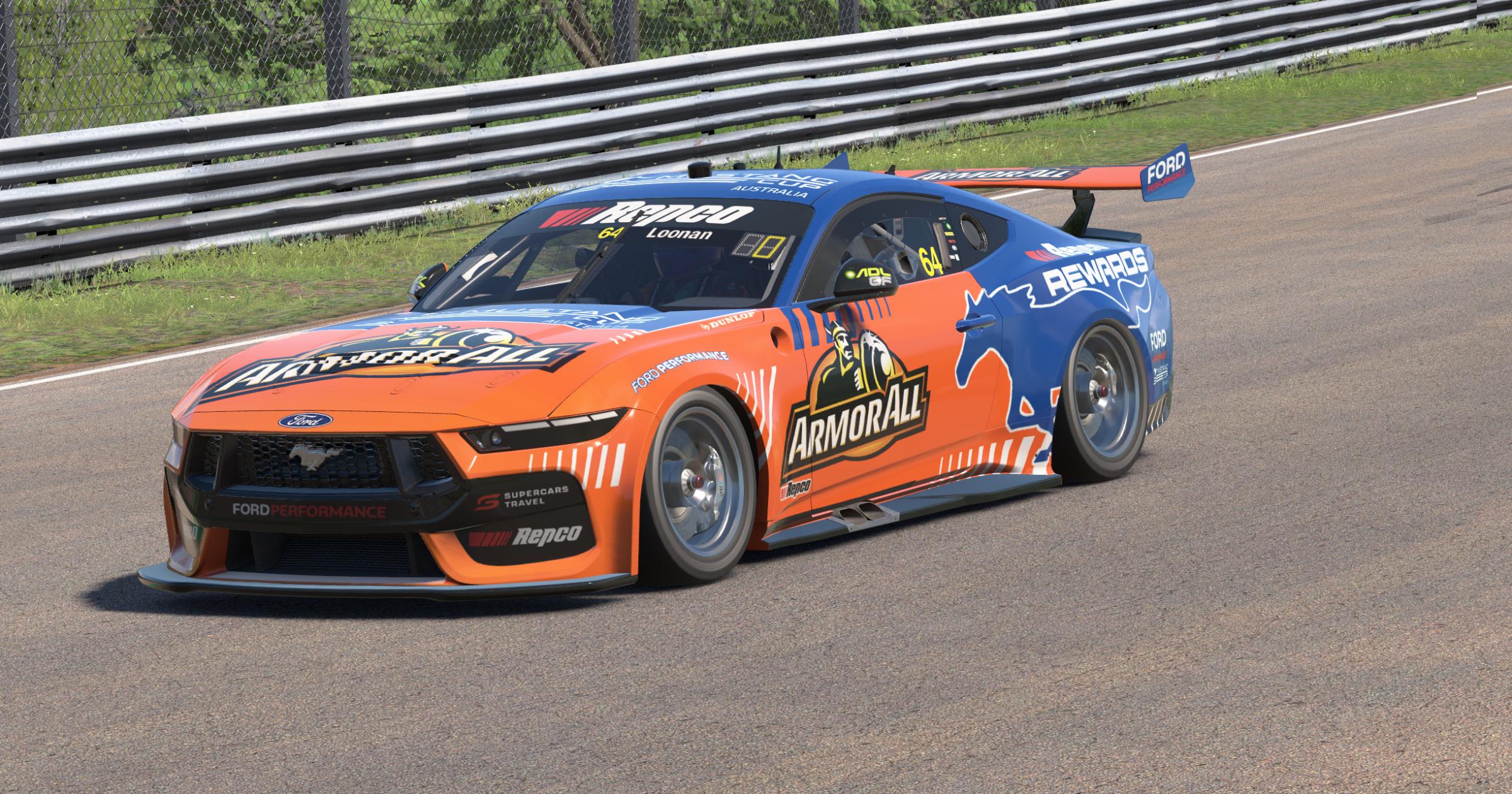 Preview of Austin Cindric ArmorAll Supercars Ford Mustang Gen 3 by Chris L.