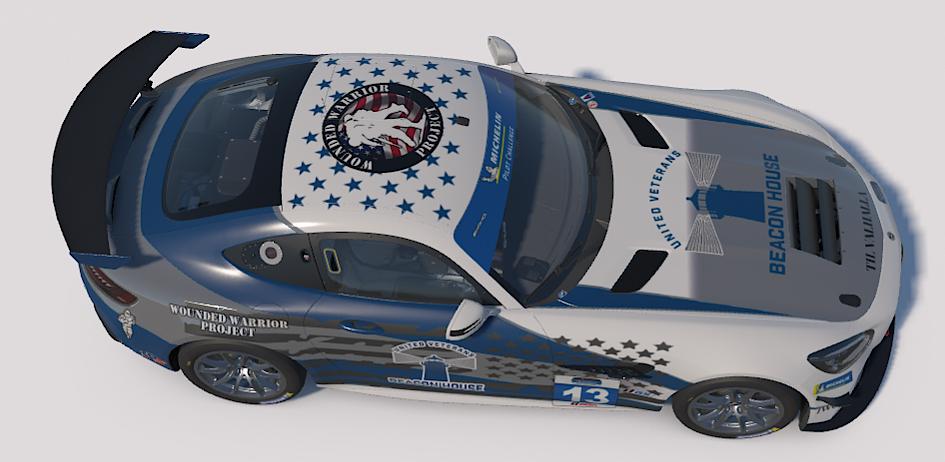 Preview of United Veterans Beacon House Mercedes GT4 by Zane Rutherford