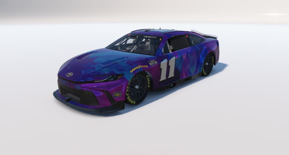 Preview of Purple pink and blue Toyota Camry by Will P Hewitt